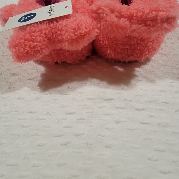 Cat & Jack Pink Toddler Slippers 2 pairs Bundle - Picture 5 of 7